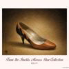 Bally Cinnamon Leather Pumps from the famous Imelda Marcos Shoe Collection, reproduced as a museum-quality fine art giclée print by artist A. J. Green.