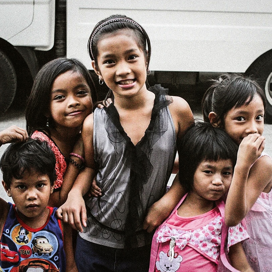 Young children supported by Kanlungan in Manila, Philippines