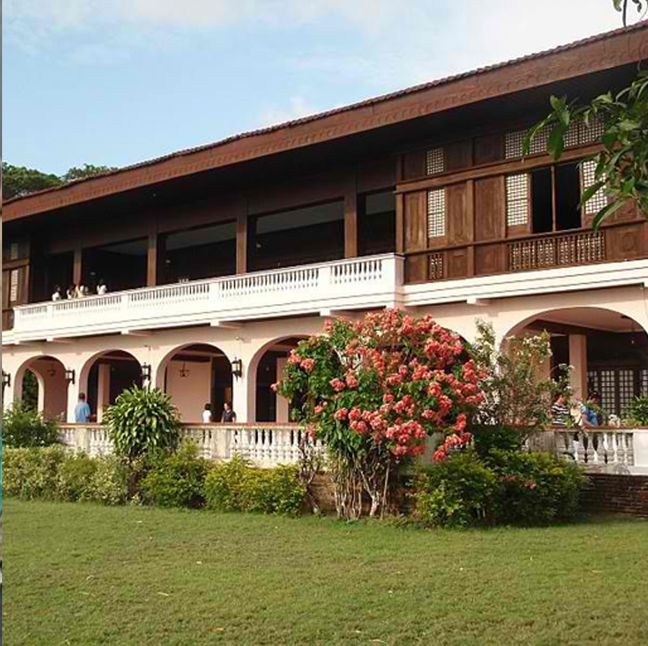 Malacañang of the North Marcos residence overlooking Paoay Lake in Ilocos Norte, Philippines