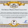 Sole Support Certificate of Authenticity supplied with every numbered and artist-signed Imelda Marcos shoe print